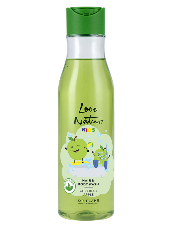 Jabón para Cuerpo y Cabello con Manzana Love Nature Kids