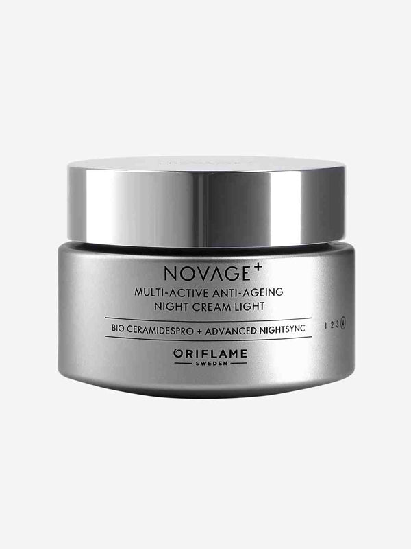 Crema Ligera de Noche Antienvejecimiento Multi-Active Novage+