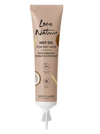 Tratamiento Capilar Hot Oil para Cabello Seco con Trigo y Coco Orgánicos Love Nature