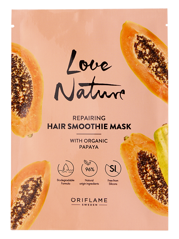 Mascarilla Reparadora con Papaya Orgánica Love Nature