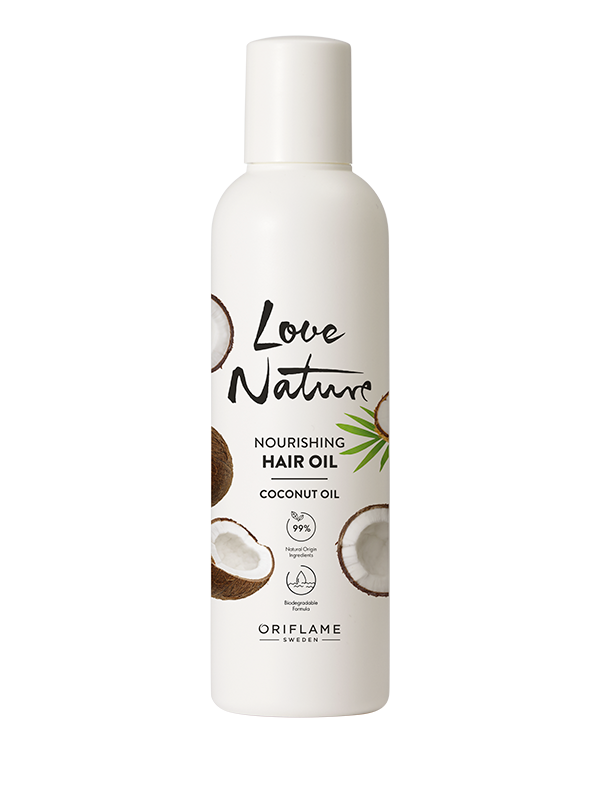 Aceite Capilar Nutritivo con Aceite de Coco Love Nature