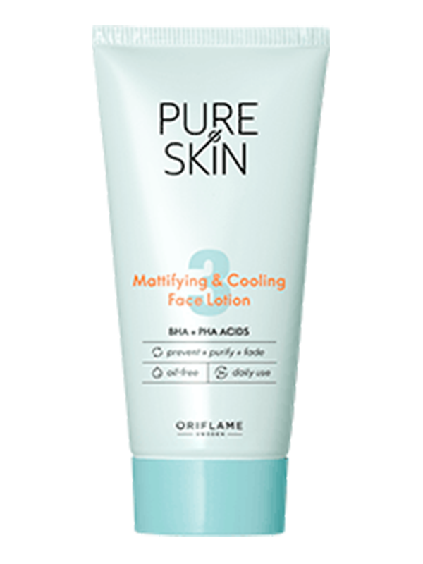 Crema Facial Matificante y Refrescante Pure Skin