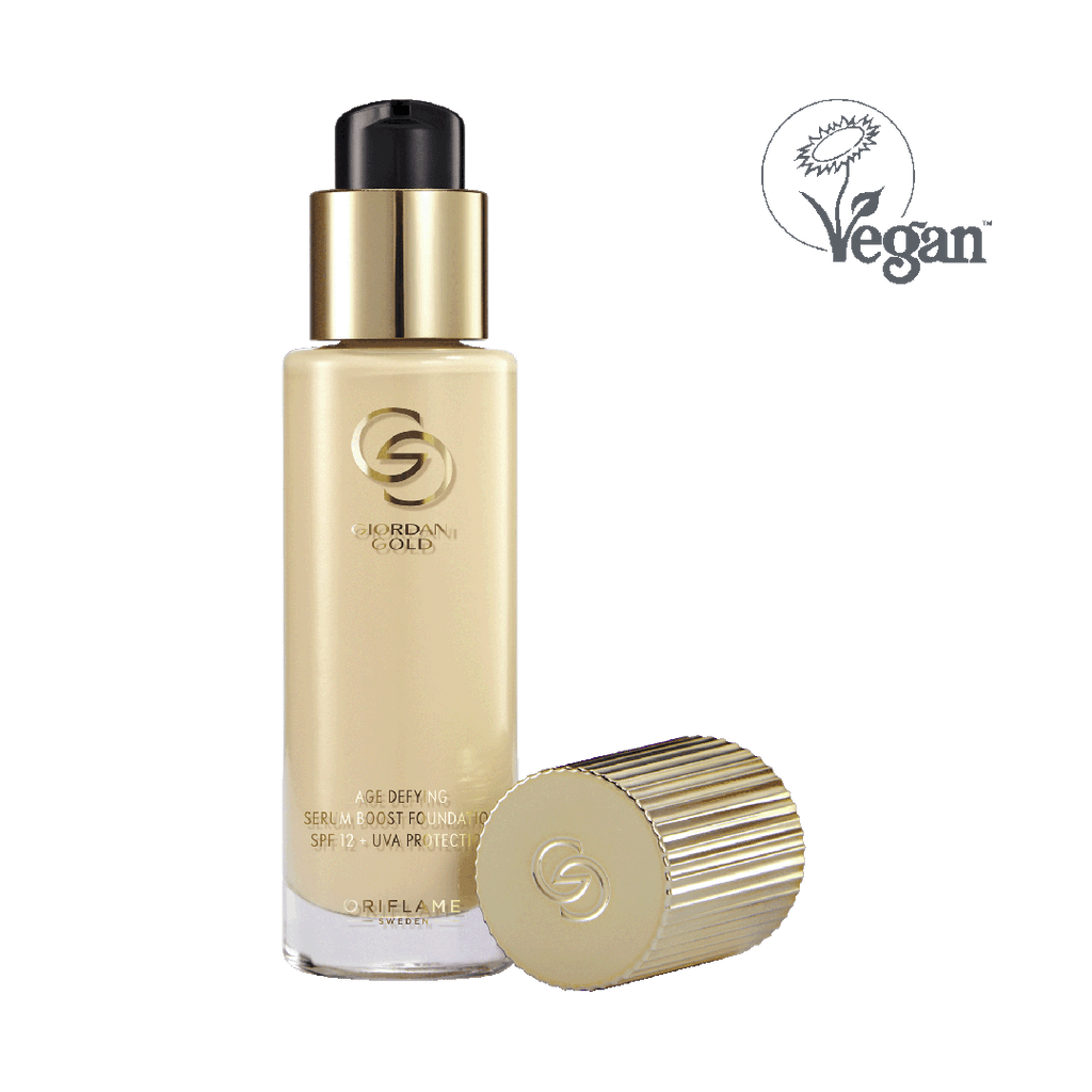 Base Antienvejecimiento Serum Boost con FPS 12 + Protección UVA  Giordani Gold - Vanilla Neutral