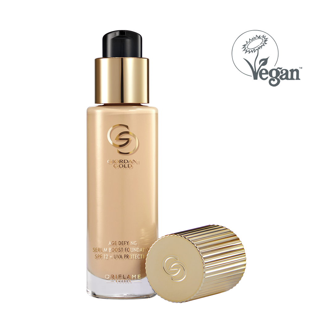 Base Antienvejecimiento Serum Boost con FPS 12 + Protección UVA  Giordani Gold - Light Beige Neutral