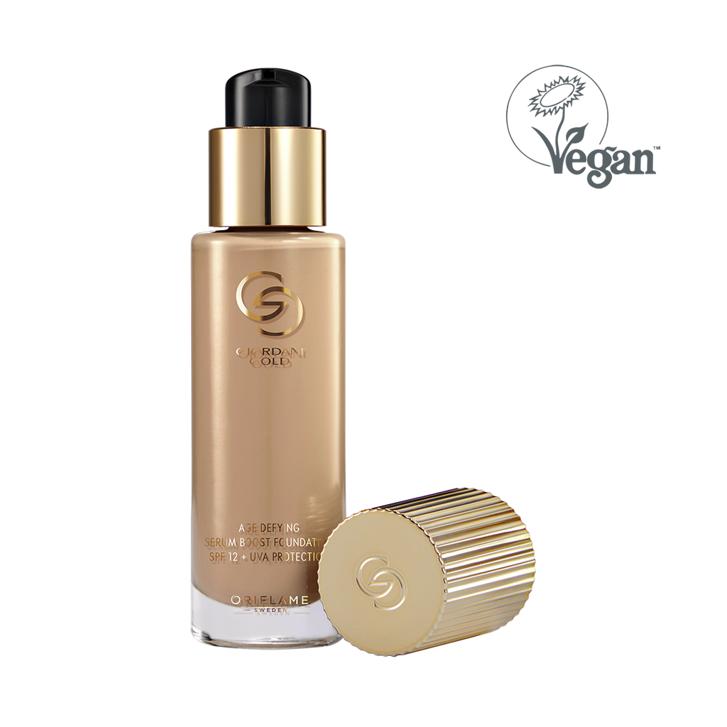 Base Antienvejecimiento Serum Boost con FPS 12 + Protección UVA  Giordani Gold - Light Ivory Neutral