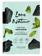 Mascarilla Purificante para Cuero Cabelludo con Carbón y Menta Orgánica Love Nature