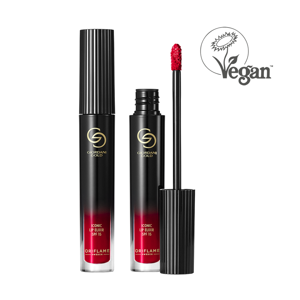 Labial Iconic Lip Elixir Giordani Gold FPS 15 - Luxe Scarlet