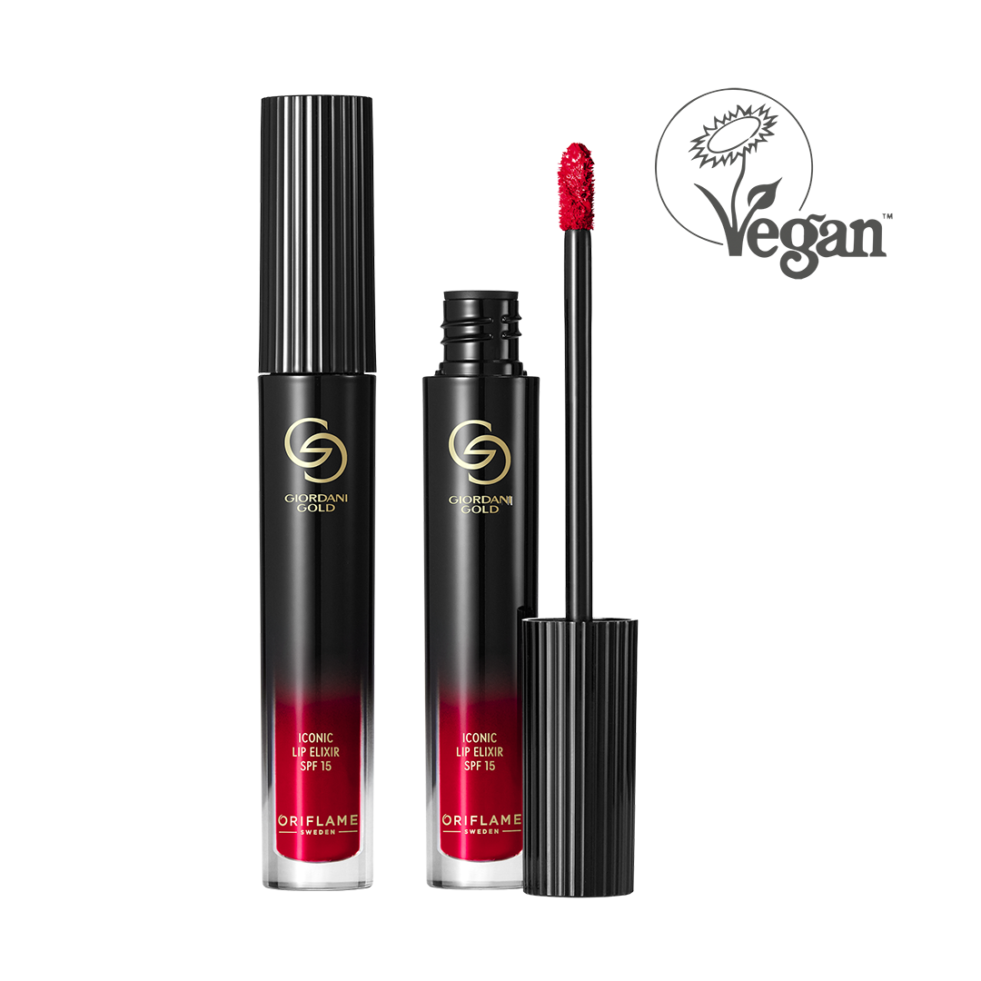 Labial Iconic Lip Elixir Giordani Gold FPS 15 - Luxe Scarlet