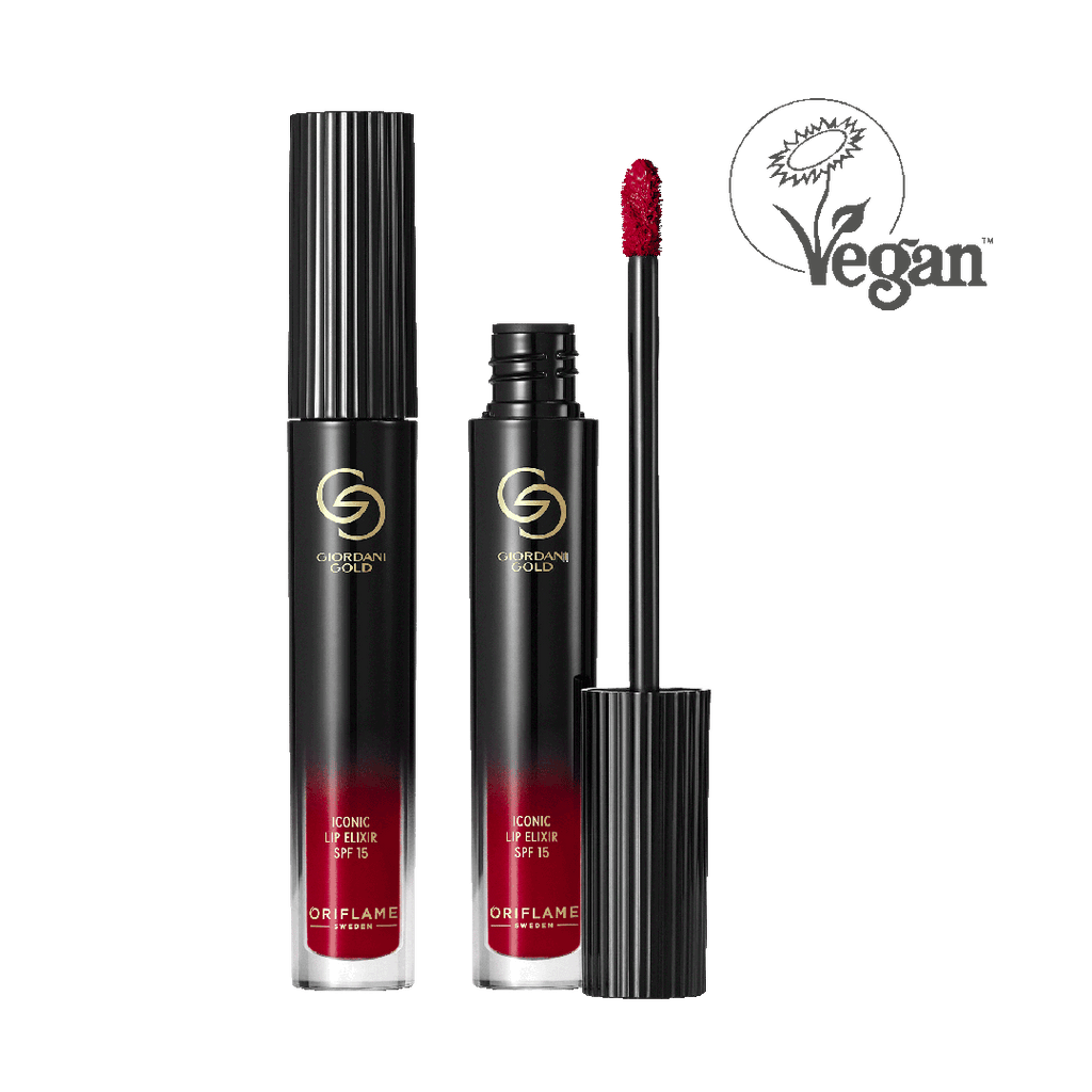 Labial Iconic Lip Elixir Giordani Gold FPS 15 - Cherry Lush