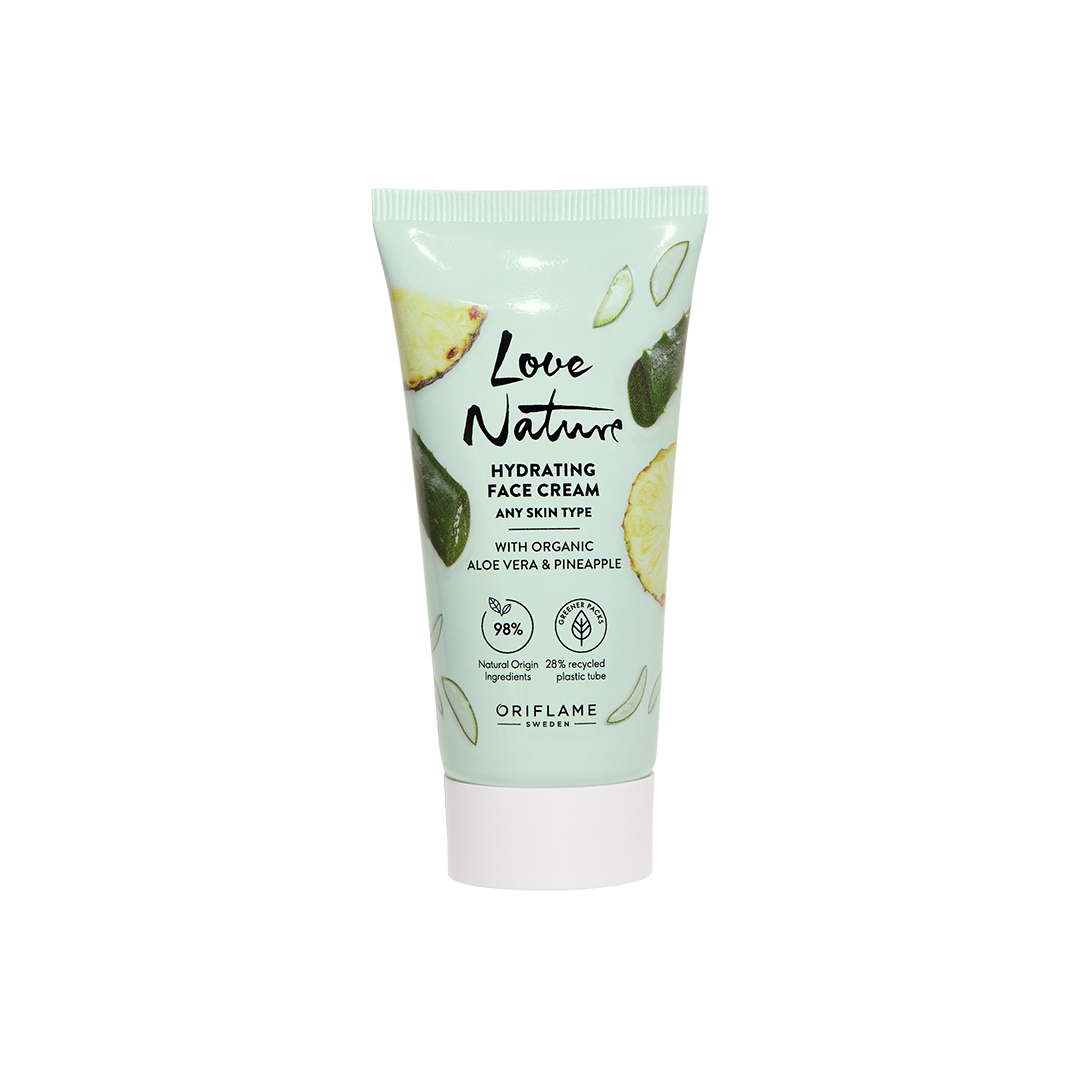Crema Hidratante con Aloe Vera y Piña Orgánicos Love Nature
