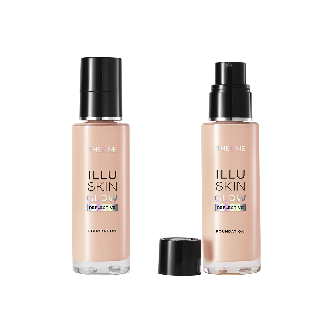 Base de Maquillaje Illuskin Glow Reflective THE ONE - Porcelain Cool