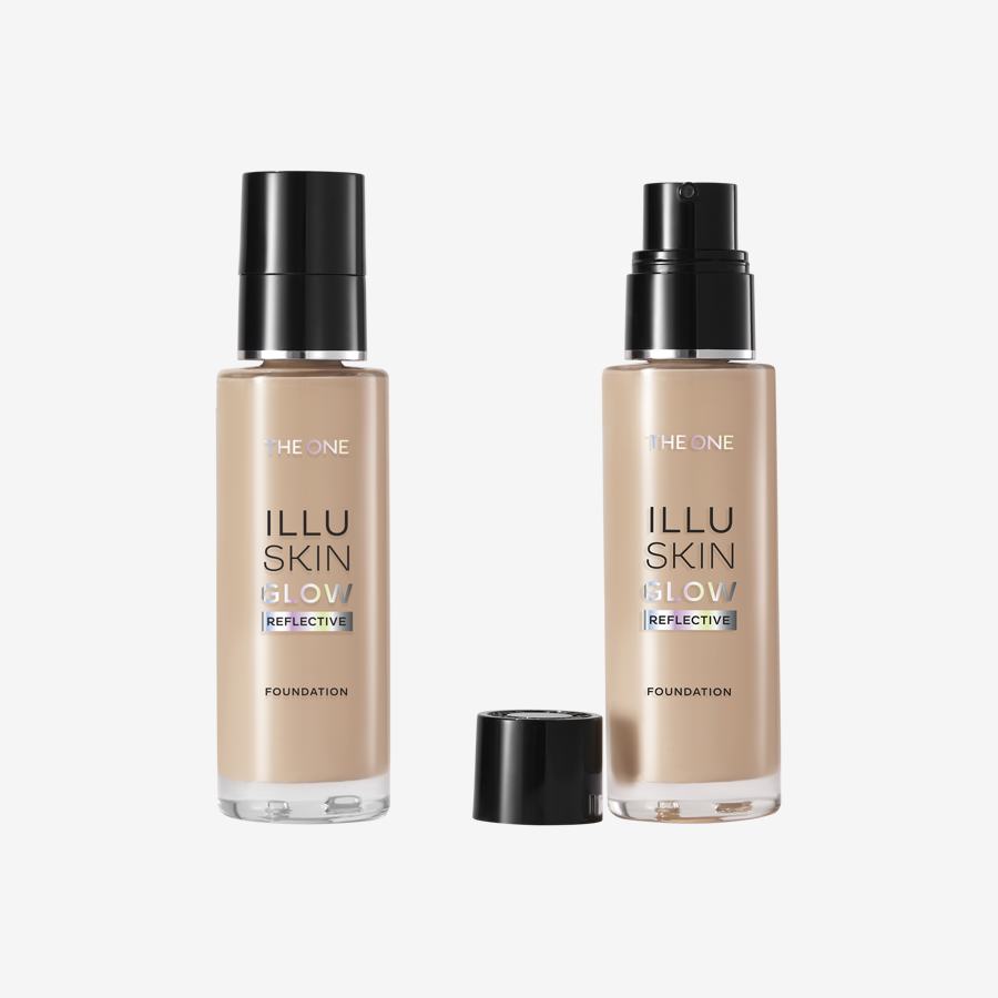 Base de Maquillaje Illuskin Glow Reflective THE ONE - Light Ivory Neutral