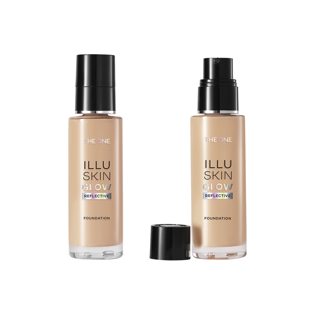 Base de Maquillaje Illuskin Glow Reflective THE ONE - Beige Neutral