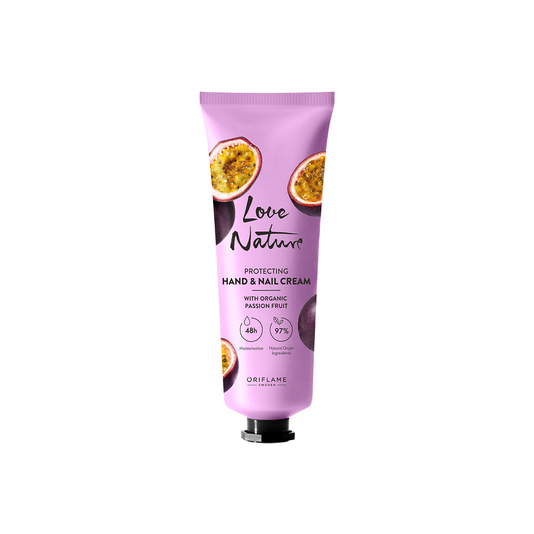 Crema de Manos y Uñas Protectora con Maracuyá Orgánica Love Nature
